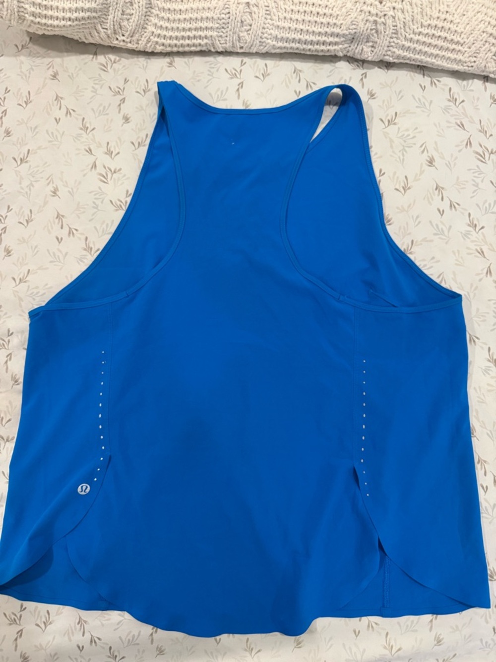 lululemon athletica Blue Racerback Active Tank